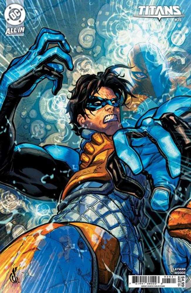 Titans #25 Cover B Carlos Danda Card Stock Variant DC Comics