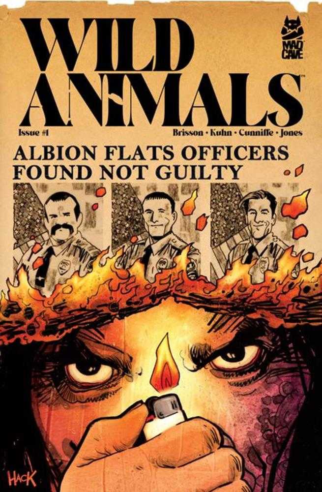 Wild Animals #1 (Of 5) Cover B Robert Hack Variant Mad Cave Studios