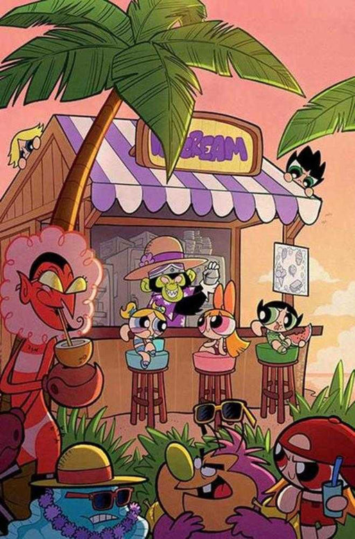 Powerpuff Girls Supervillain Summer Spectacular #1 (One Shot) Cover F Inc 1:15 Carlo Lauro Full Art Variant Dynamite Entertainment