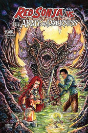 Red Sonja vs Aod #4 Cover D Nikkol Jelenic Variant Dynamite Entertainment