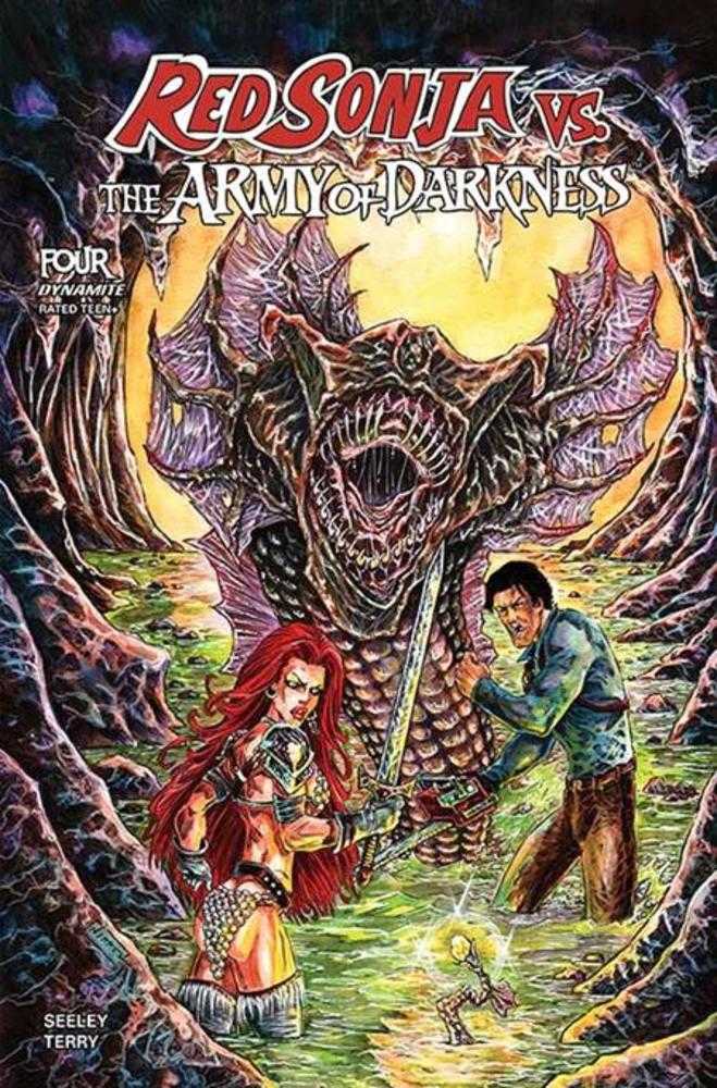 Red Sonja vs Aod #4 Cover D Nikkol Jelenic Variant Dynamite Entertainment