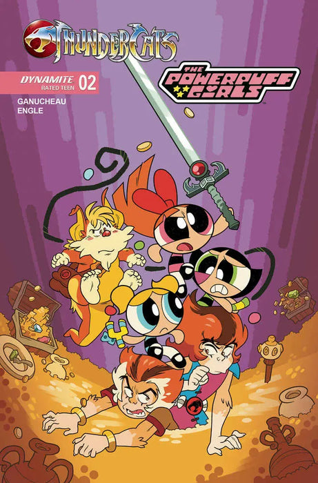 Thundercats Powerpuff Girls #2 Cover B Coleman Engle Variant Dynamite Entertainment
