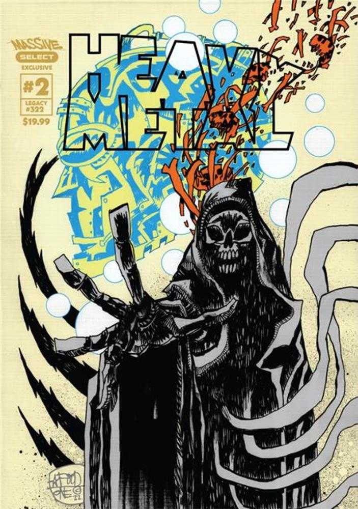 Heavy Metal Magazine #2 Cover D Jim Mahfood Massive Select Exclusive Variant (Mature) Massive Publishing