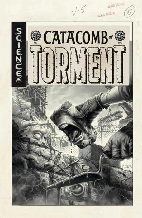 EC Catacomb Of Torment #2 Cover D Inc 1:20 Lukas Ketner Black & White Artist Edition Variant Oni Press