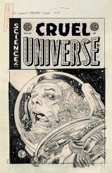 EC Cruel Universe 2 #1 (Of 12) Cover F Inc 1:20 Tom Fowler Black & White Artist Edition Variant Oni Press