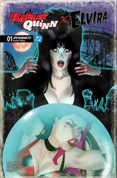 Harley Quinn X Elvira #1 Cover D Ben Caldwell Variant Dynamite Entertainment