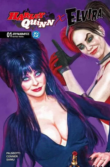 Harley Quinn X Elvira #1 Cover H Mark Spears Foil Variant Dynamite Entertainment