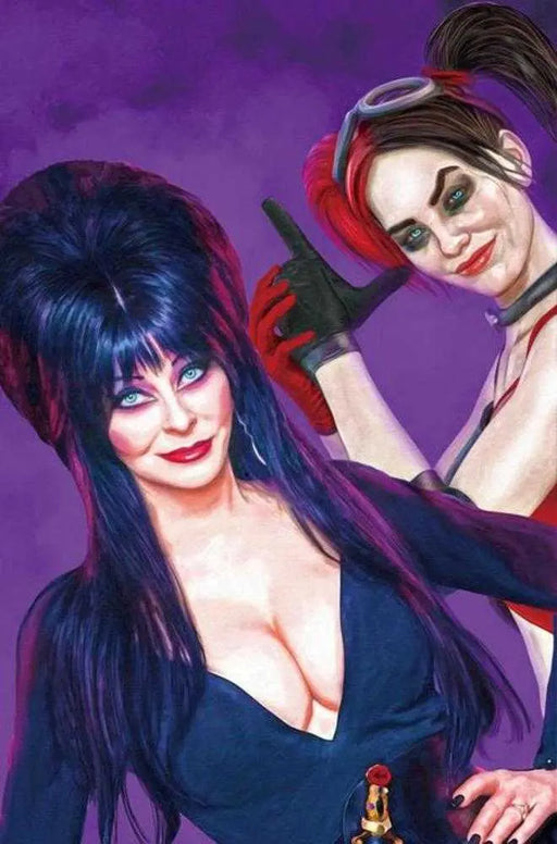 Harley Quinn X Elvira #1 Cover S Inc 1:20 Mark Spears Full Art Variant Dynamite Entertainment