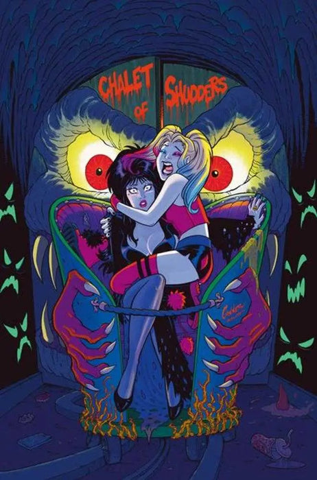 Harley Quinn X Elvira #1 Cover V 1 in 50 Amanda Conner Full Art Variant Dynamite Entertainment