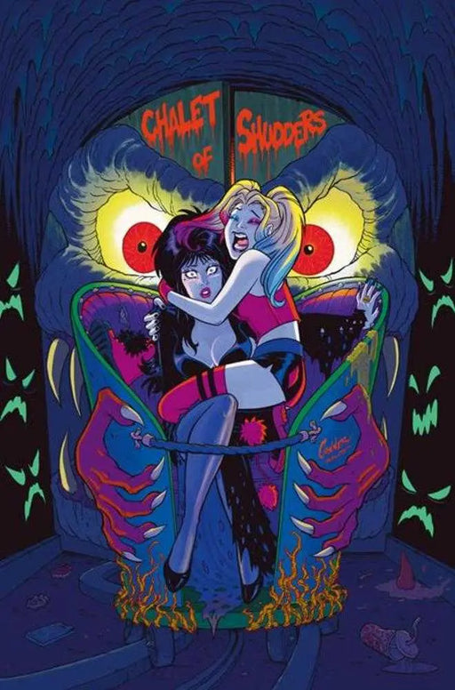Harley Quinn X Elvira #1 Cover V 1 in 50 Amanda Conner Full Art Variant Dynamite Entertainment