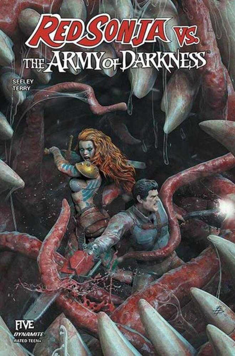 Red Sonja vs Army Of Darkness #5 Cover A Bjorn Barends Dynamite Entertainment
