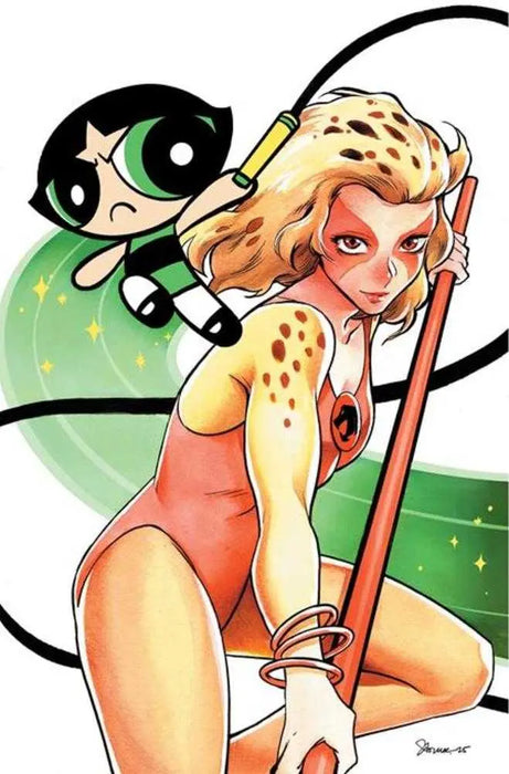 Thundercats Powerpuff Girls #3 Cover H 1 in 10 Saowee Full Art Variant Dynamite Entertainment