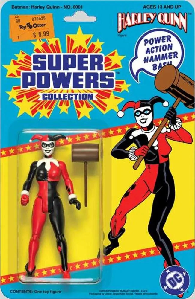 Batman Harley Quinn #1 Facsimile Edition Cover B Jason Geyer & Alex Saviuk Super Powers Card Stock Variant DC Comics