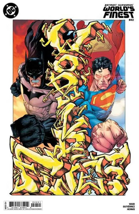 Batman Superman Worlds Finest #42 Cover D 1 in 25 Mario Foccillo Card Stock Variant DC Comics