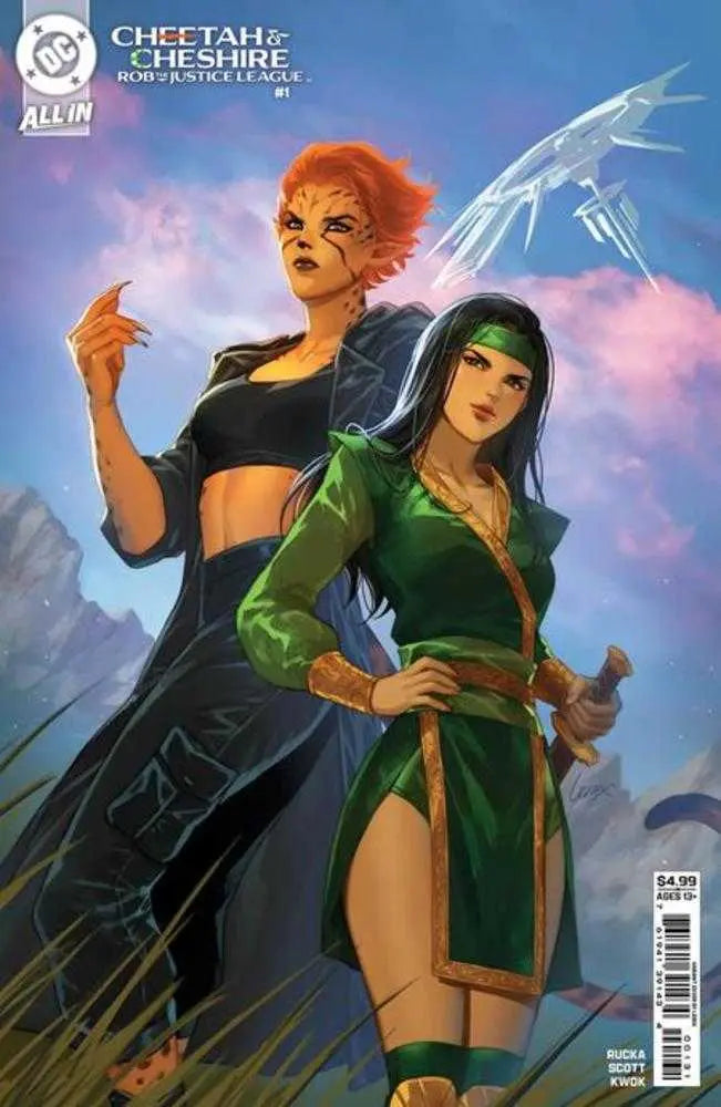 Cheetah And Cheshire Rob The Justice League #1 (Of 6) Cover C Lesley Leirix Li Card Stock Variant DC Comics