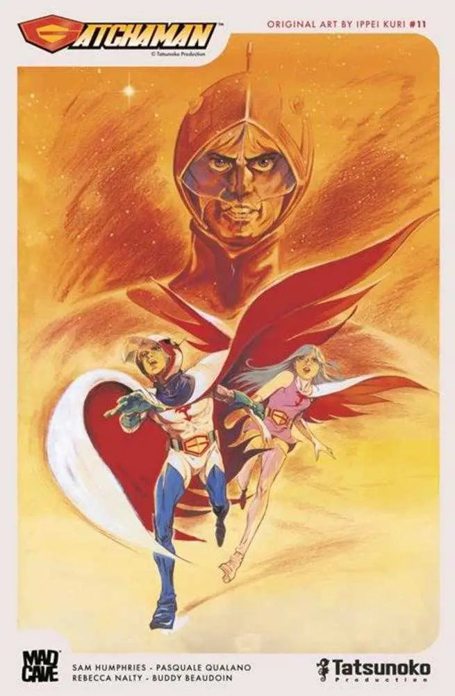 Gatchaman #11 Cover B Ippei Kuri Classic Tasunoko Art Theme Variant Mad Cave Studios