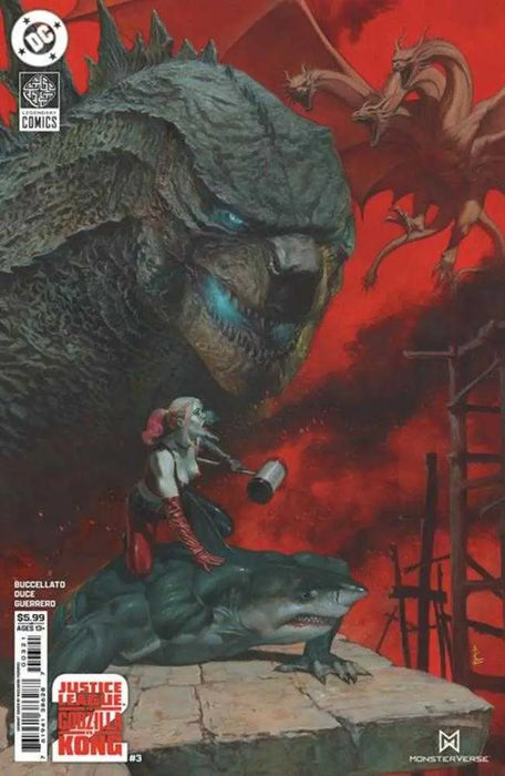 Justice League vs Godzilla vs Kong 2 #3 (Of 7) Cover B Riccardo Federici Card Stock Variant DC Comics