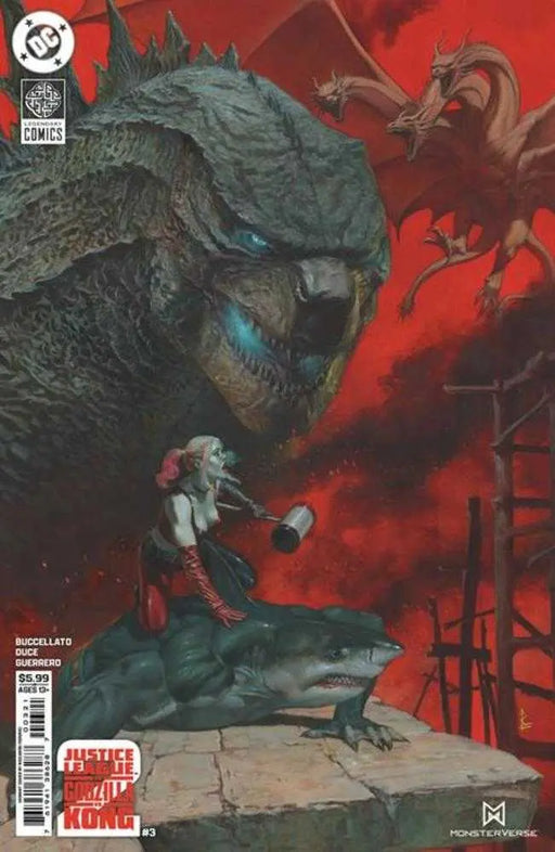Justice League vs Godzilla vs Kong 2 #3 (Of 7) Cover B Riccardo Federici Card Stock Variant DC Comics