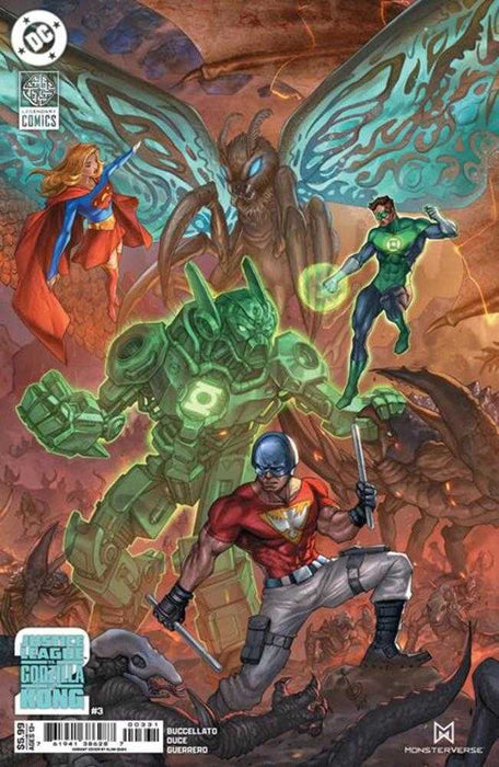 Justice League vs Godzilla vs Kong 2 #3 (Of 7) Cover C Alan Quah Card Stock Variant DC Comics