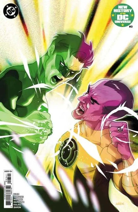 New History Of The DC Universe #3 (Of 4) Cover G 1 in 25 Karl Kerschl Card Stock Variant DC Comics