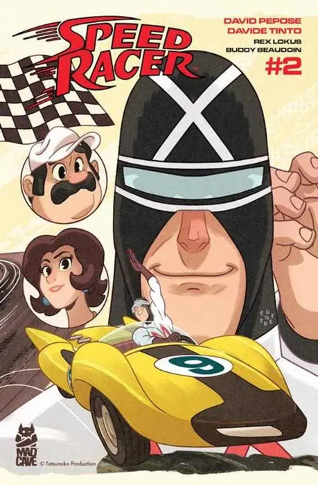 Speed Racer #2 Cover B Sean Galloway Retro Manga Variant Mad Cave Studios