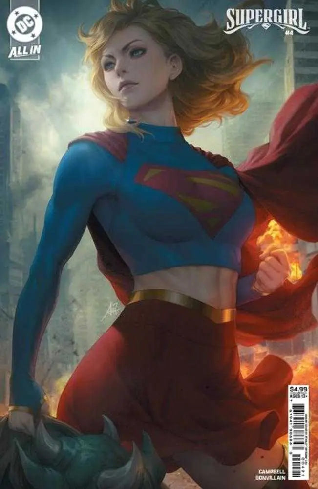 Supergirl #4 Cover B Stanley Artgerm Lau Card Stock Variant DC Comics