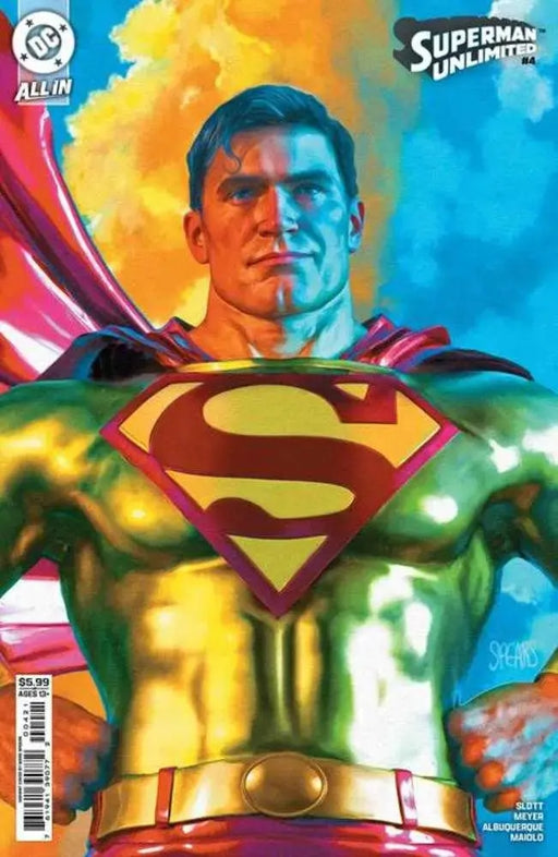 Superman Unlimited #4 Cover B Mark Spears Card Stock Variant DC Comics
