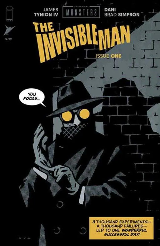 Universal Monsters The Invisible Man #1 (Of 4) Cover C 1 in 10 David Aja Pulp Variant Image Comics
