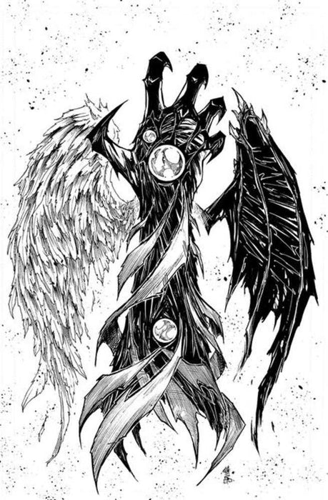 Witchblade #13 Cover D 1 in 10 Giuseppe Cafaro Black & White Full Art Variant Image Comics