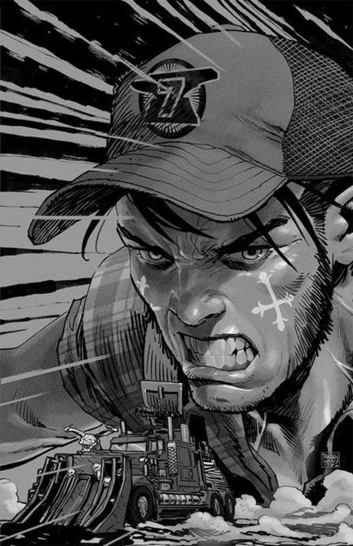 Big Rig #2 Cover H 1 in 25 Dan Panosian Bw Variant (Mature) Vault Comics