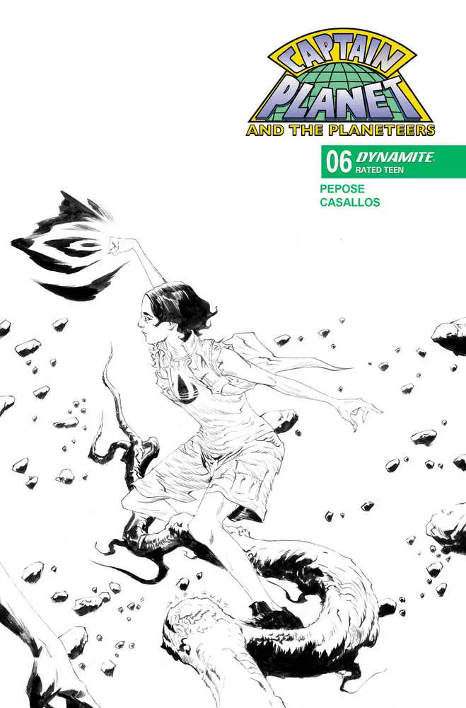 Captain Planet #6 Cover G 10 Copy Variant Edition Jae Lee Line Art Dynamite Entertainment