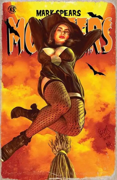 Mark Spears Monsters #7 Cover B Mark Spears Hexy The Witch JSA Classified #1 Homage Variant Ex Posse Holdings (Keenspot)