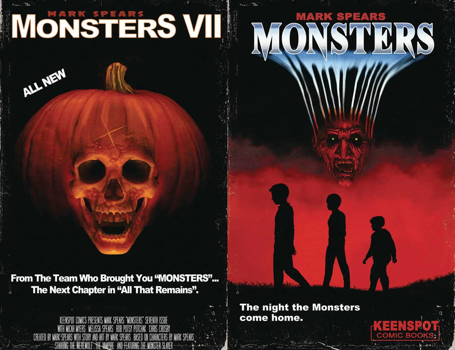 Mark Spears Monsters #7 Cover F Holofoil Halloween Flip Ex Posse Holdings (Keenspot)