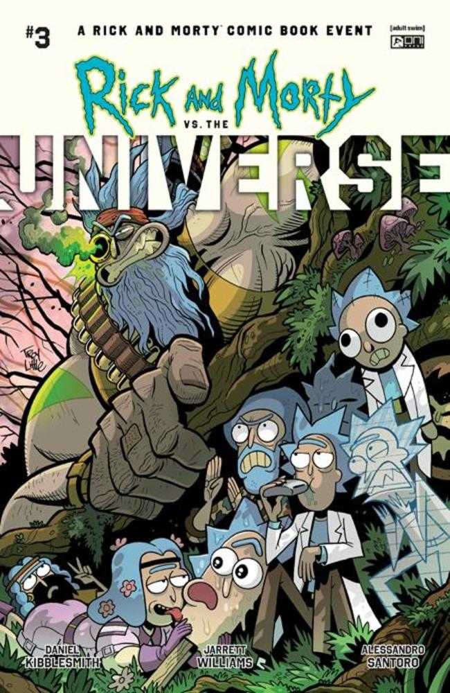 Rick And Morty vs The Universe #3 (Of 4) Cover B Troy Little Variant Oni Press
