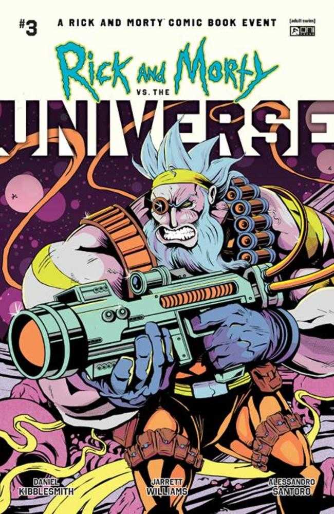 Rick And Morty vs The Universe #3 (Of 4) Cover C 1 in 10 Flops Interlocking Variant Oni Press