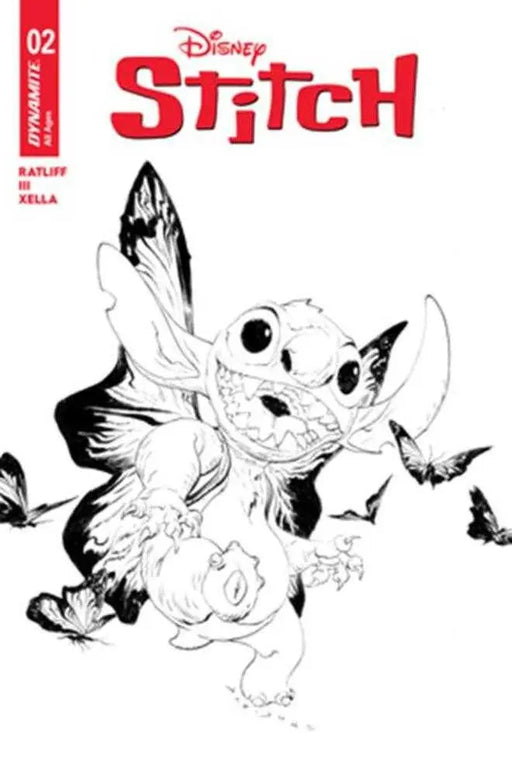 Stitch #2 Cover G 1 in 10 Jae Lee Line Art Variant Dynamite Entertainment