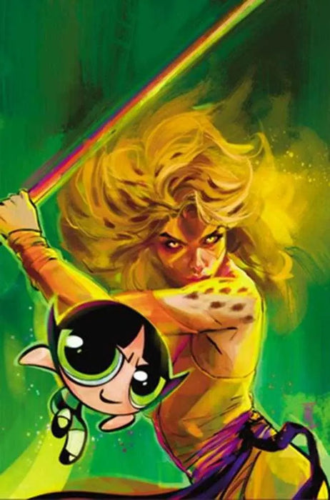 Thundercats Powerpuff Girls #4 Cover H 1 in 10 Zulema Lavina Full Art Variant Dynamite Entertainment