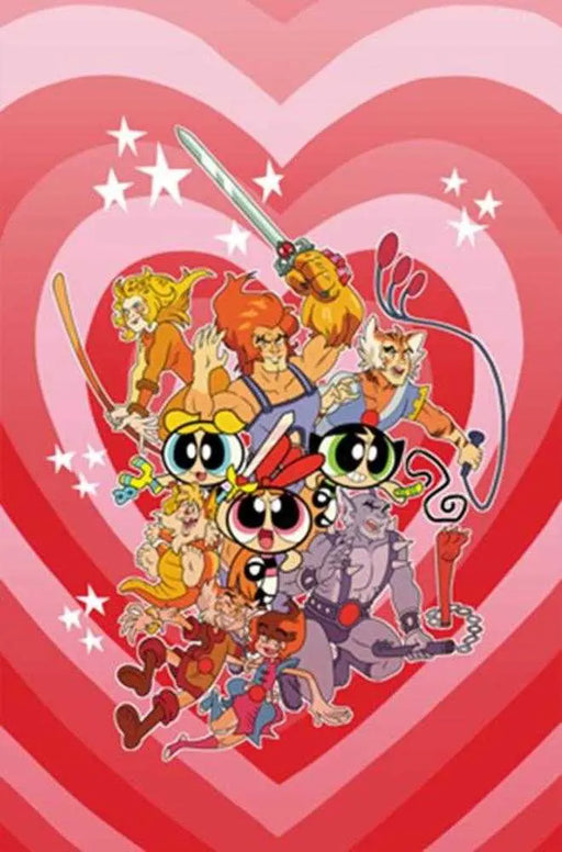 Thundercats Powerpuff Girls #4 Cover I Inc 1:15 Coleman Engle Full Art Variant Dynamite Entertainment
