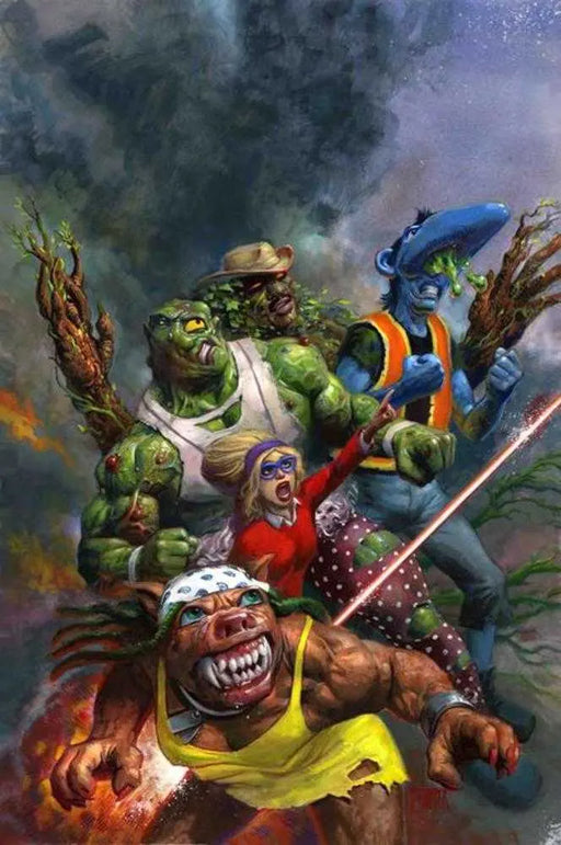 Toxic Avenger Comics #3 Cover C Fred Harper Exclusive Trading Card By Rob Steen Variant (Mature) Ahoy Comics