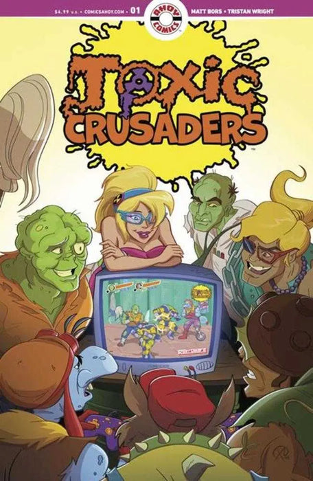 Toxic Crusaders #1 (Of 5) Cover C 5 Copy Retroware Game Art Unlock Variant (Mature) Ahoy Comics