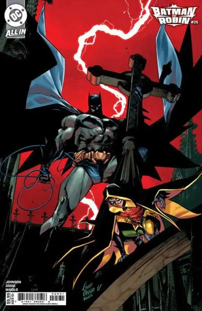 Batman And Robin #25 Cover C Fico Ossio Card Stock Variant DC Comics