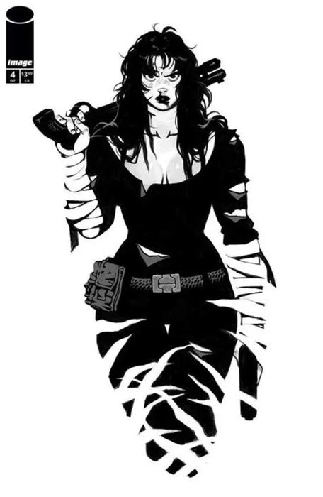 Gehenna Naked Aggression #4 (Of 4) Cover D 1 in 10 Crom Carpenter Black & White Variant Image Comics