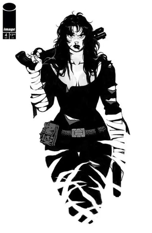 Gehenna Naked Aggression #4 (Of 4) Cover D 1 in 10 Crom Carpenter Black & White Variant Image Comics