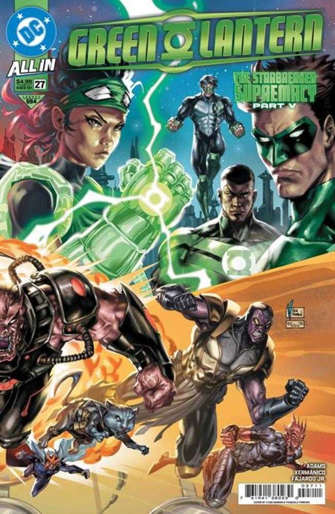 Green Lantern #27 Cover A V Ken Marion (Starbreaker Supremacy) DC Comics