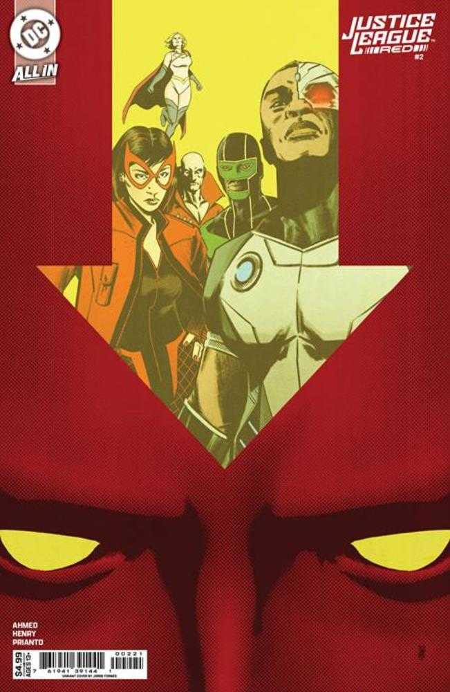 Justice League Red #2 (Of 6) Cover B Jorge Fornes Card Stock Variant DC Comics