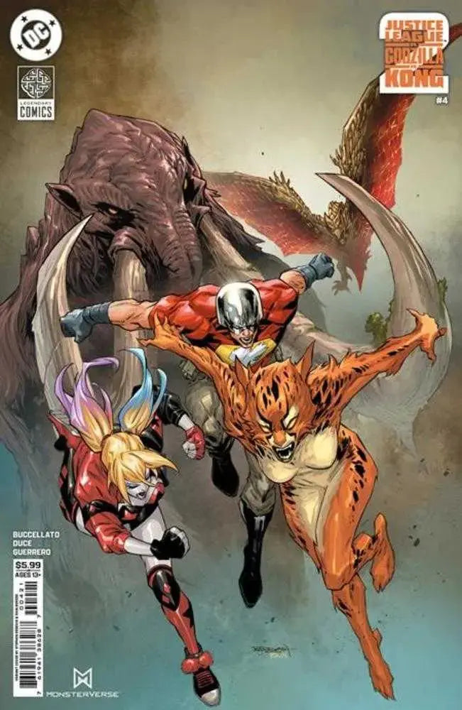 Justice League vs Godzilla vs Kong 2 #4 (Of 7) Cover B Sephen Segovia Card Stock Variant DC Comics