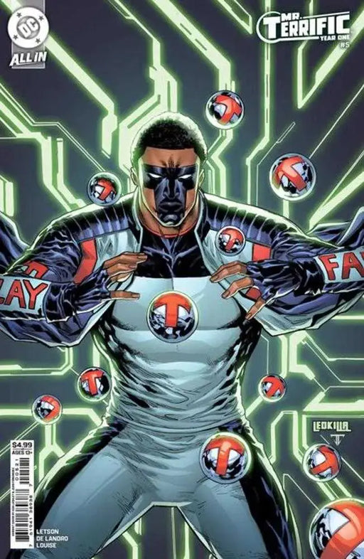 Mr Terrific Year One #5 (Of 6) Cover B Ken Lashley Card Stock Variant DC Comics