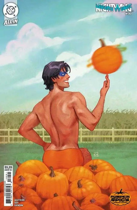 Nightwing #130 Cover D Kevin Wada Pumpkin Spicy Card Stock Variant DC Comics