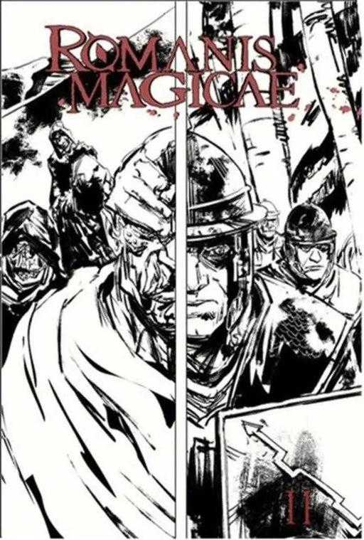 Romanis Magicae #2 (Of 4) Cover B Paul Peart Smith Black White And Red Variant Massive Publishing