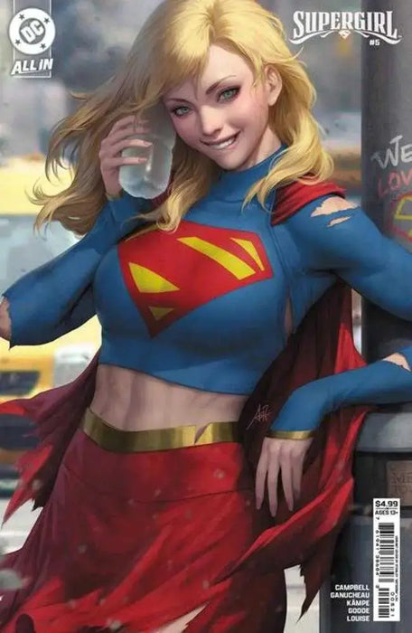 Supergirl #5 Cover B Stanley Artgerm Lau Card Stock Variant DC Comics